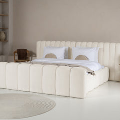 Designbed Adore Chique 160x200 Beige - Met Matras