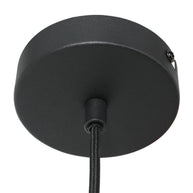 Hanglamp Carré 3379ZW – zwarte industriële lamp met E27