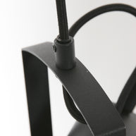 Hanglamp Carré 3379ZW – zwarte industriële lamp met E27