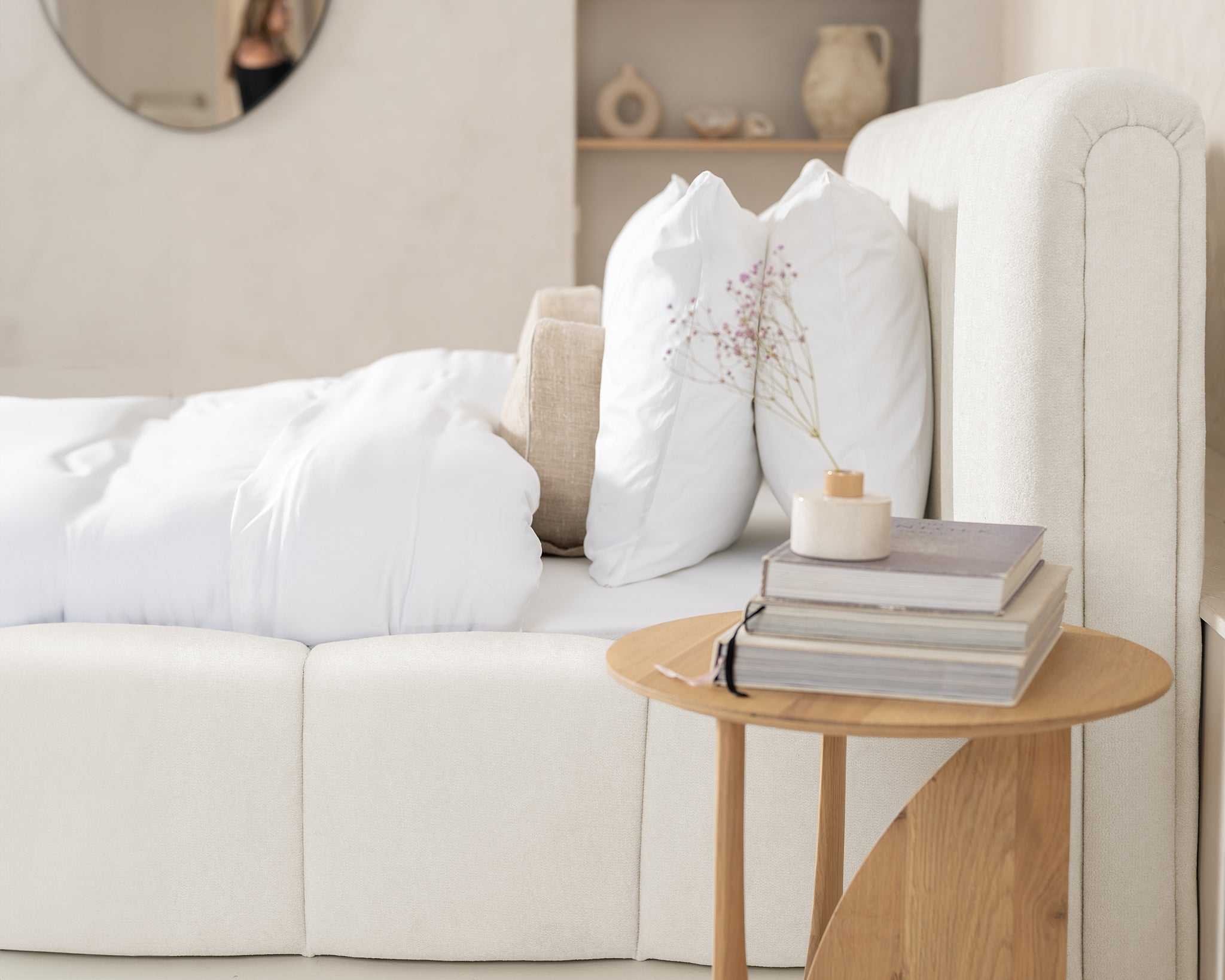 Designbed Adore Chique 180x200 Beige - Met Matras