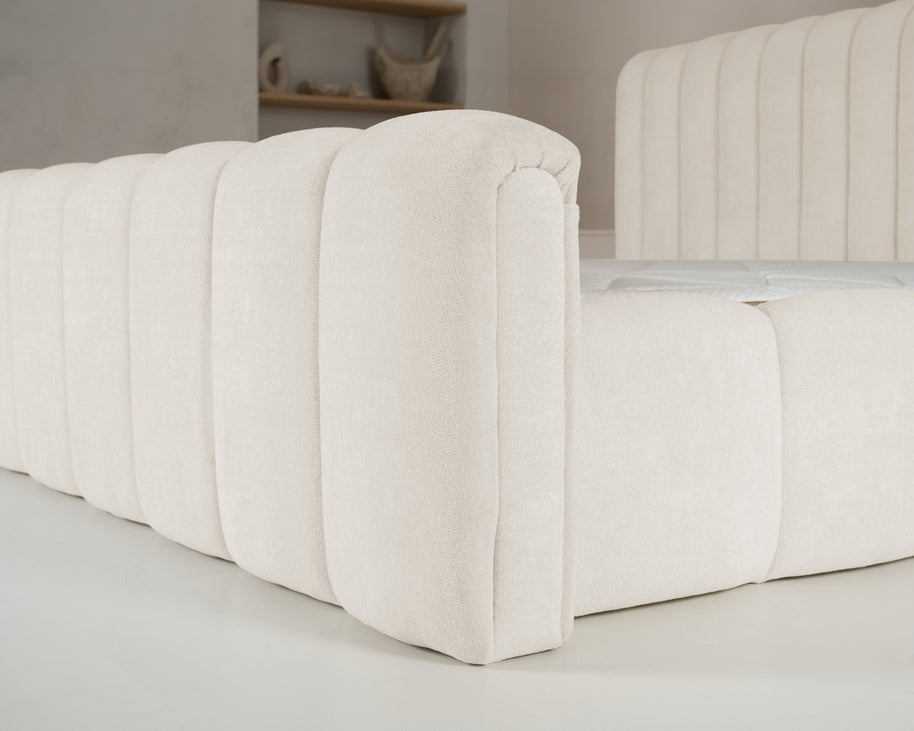 Designbed Adore Chique 180x200 Beige - Met Matras