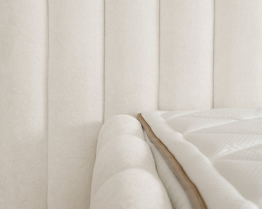 Designbed Adore Chique 180x200 Beige - Met Matras