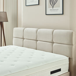 Boxspring Vida Fluweel Beige 160x200
