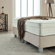 Boxspring Vida Fluweel Beige 180x200