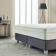 Boxspring Vida Fluweel Antraciet 140x200