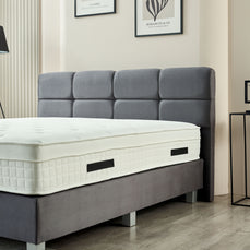 Boxspring Vida Fluweel Antraciet 140x200