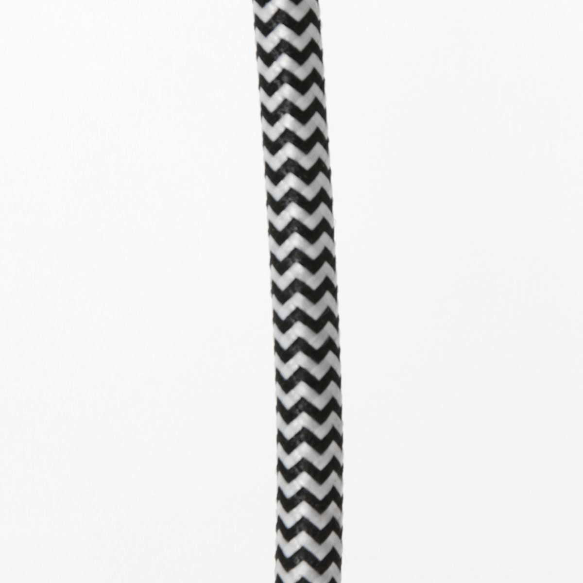 Zwart met blankhouten hanglamp Maze 3490BE rond 46 cm