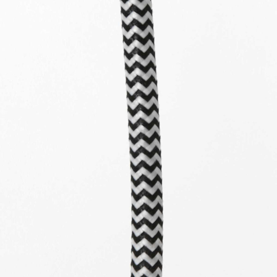 Zwart met blankhouten hanglamp Maze 3490BE rond 46 cm