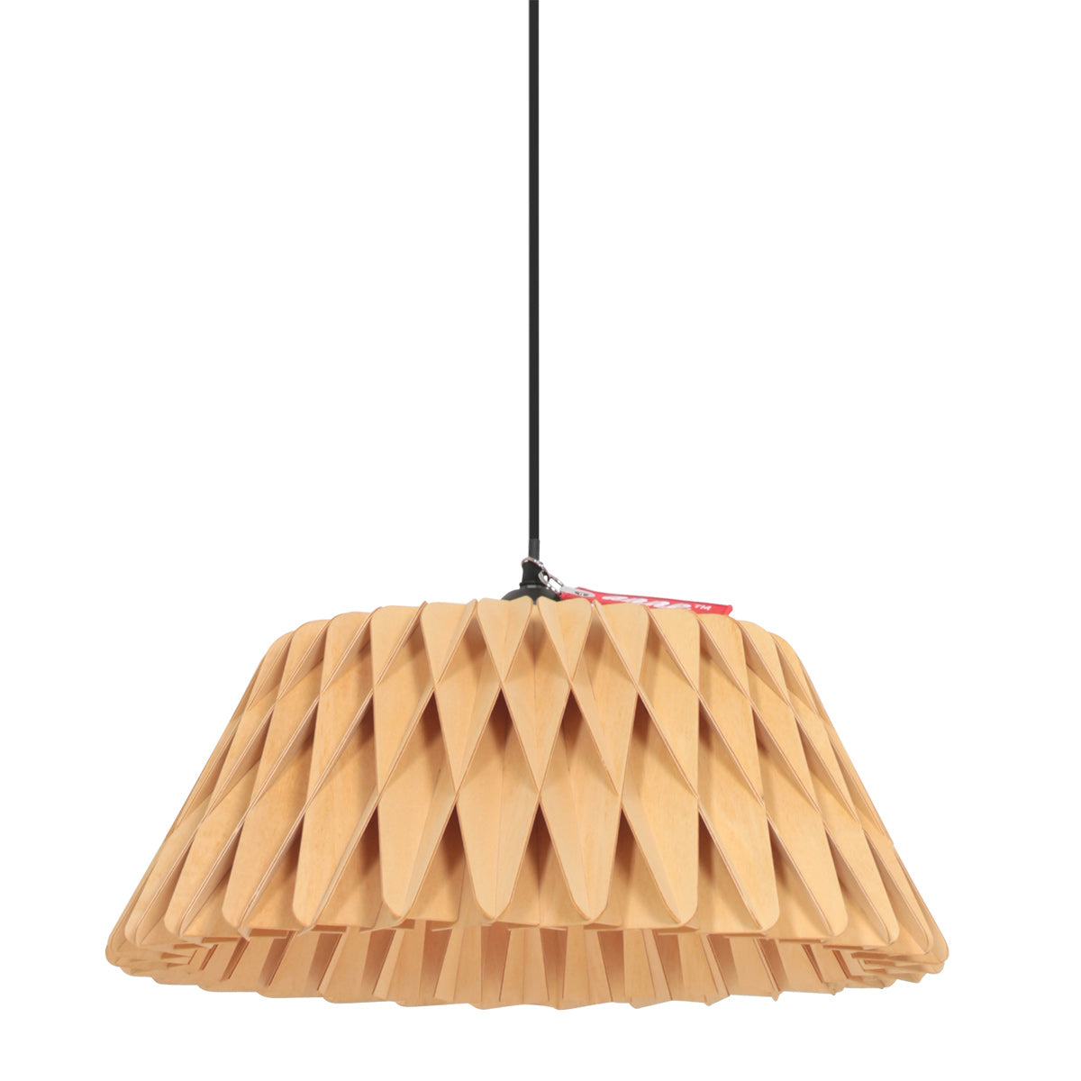 Blankhouten hanglamp Maze 3490E 46 cm
