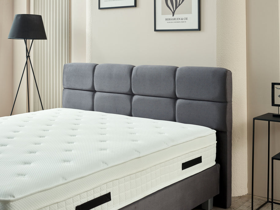 Boxspring Vida Fluweel Antraciet 180x200