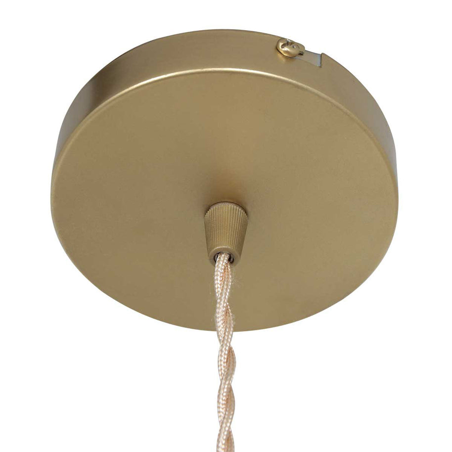 Hanglamp Grazio Glas 3492ME Messing met E14-fitting