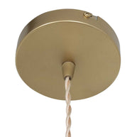 Hanglamp Grazio Glas 3492ME Messing met E14-fitting