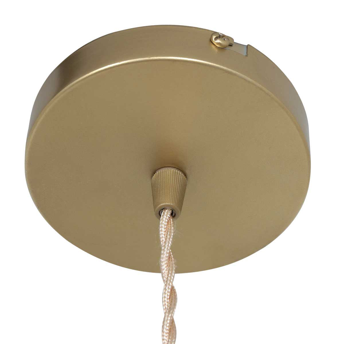Hanglamp Grazio Glas 3493ME Messing met E14-fitting