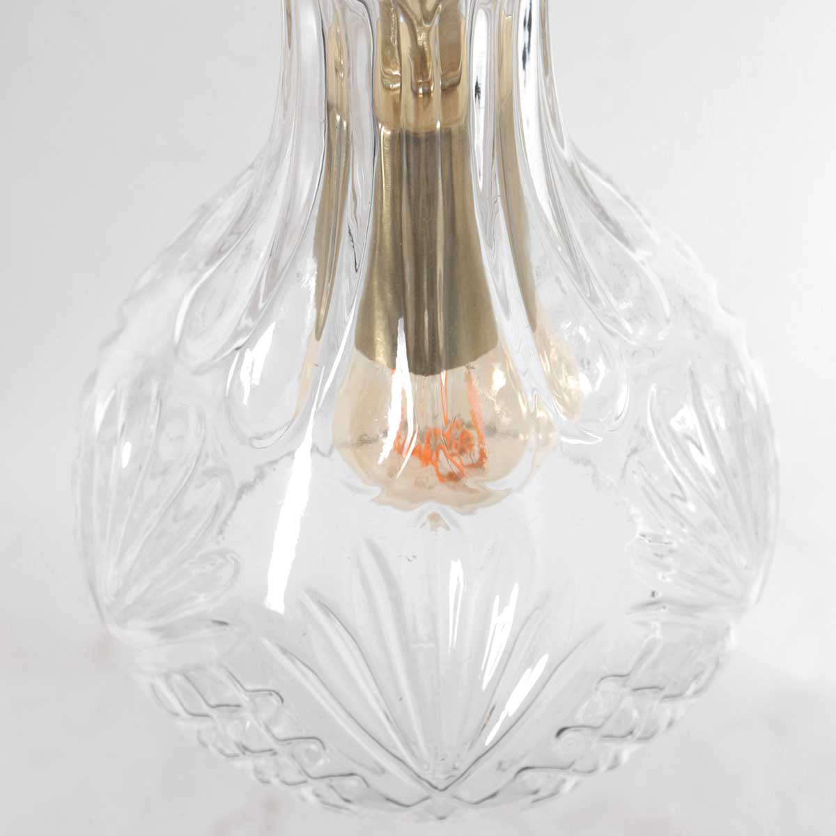 Hanglamp Grazio Glas 3493ME Messing met E14-fitting
