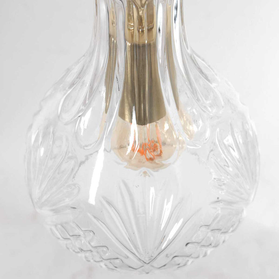 Hanglamp Grazio Glas 3493ME Messing met E14-fitting