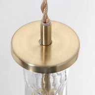 Hanglamp Grazio Glas 3493ME Messing met E14-fitting
