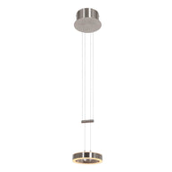 Hanglamp Piola 3500ST staal in hoogte verstelbaar