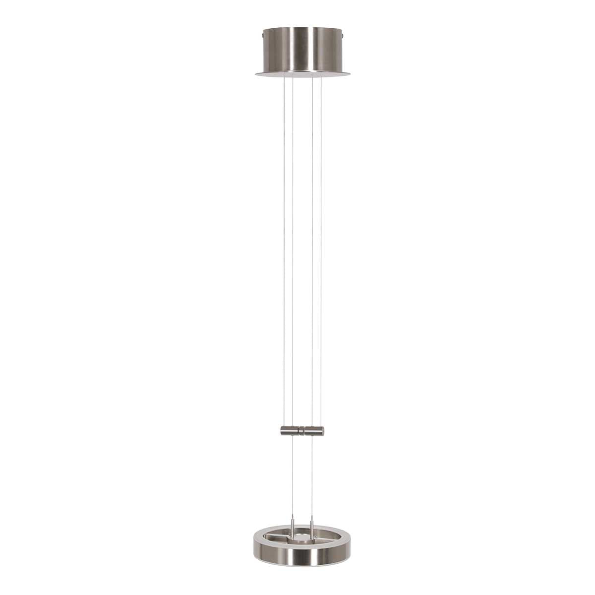 Hanglamp Piola 3500ST staal in hoogte verstelbaar