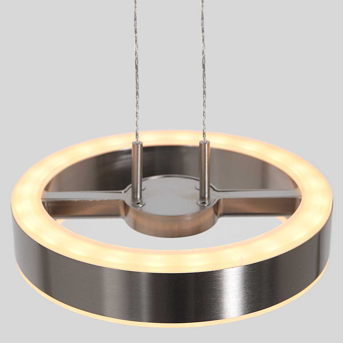 Hanglamp Piola 3500ST staal in hoogte verstelbaar