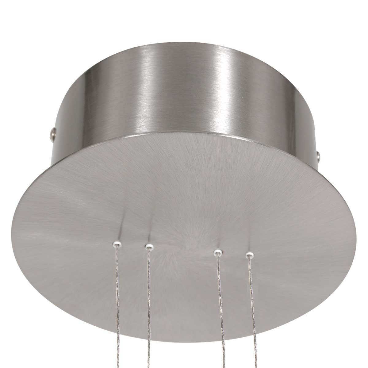 Hanglamp Piola 3500ST staal in hoogte verstelbaar