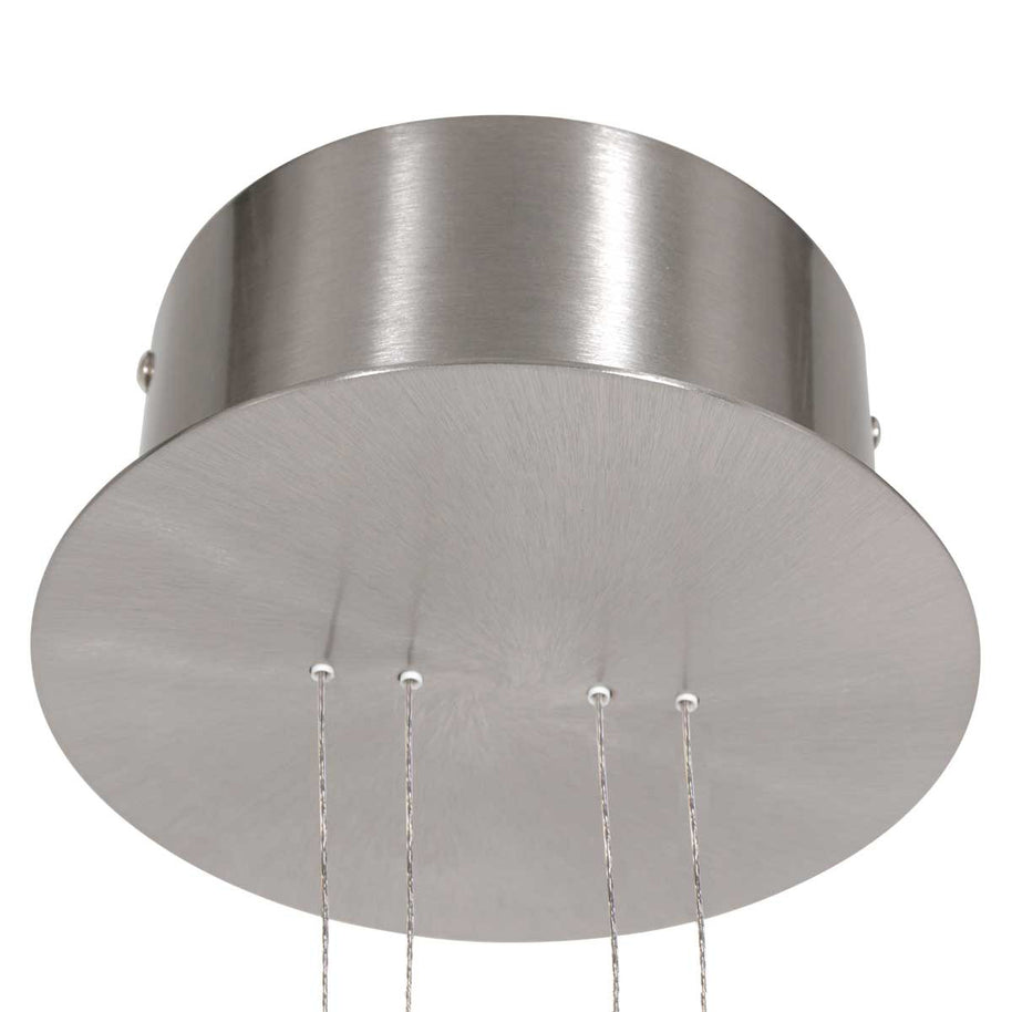 Hanglamp Piola 3500ST staal in hoogte verstelbaar