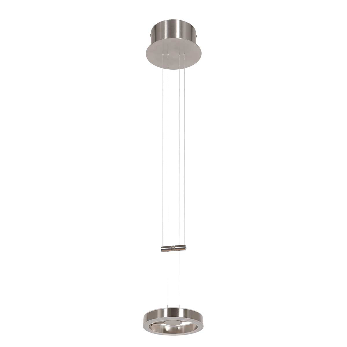 Hanglamp Piola 3500ST staal in hoogte verstelbaar