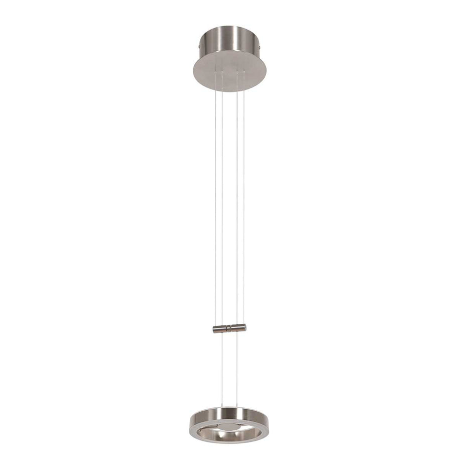 Hanglamp Piola 3500ST staal in hoogte verstelbaar