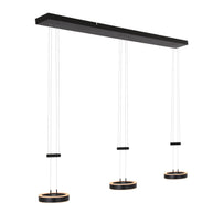 Hanglamp Piola 3501ZW Zwart 3 lichts