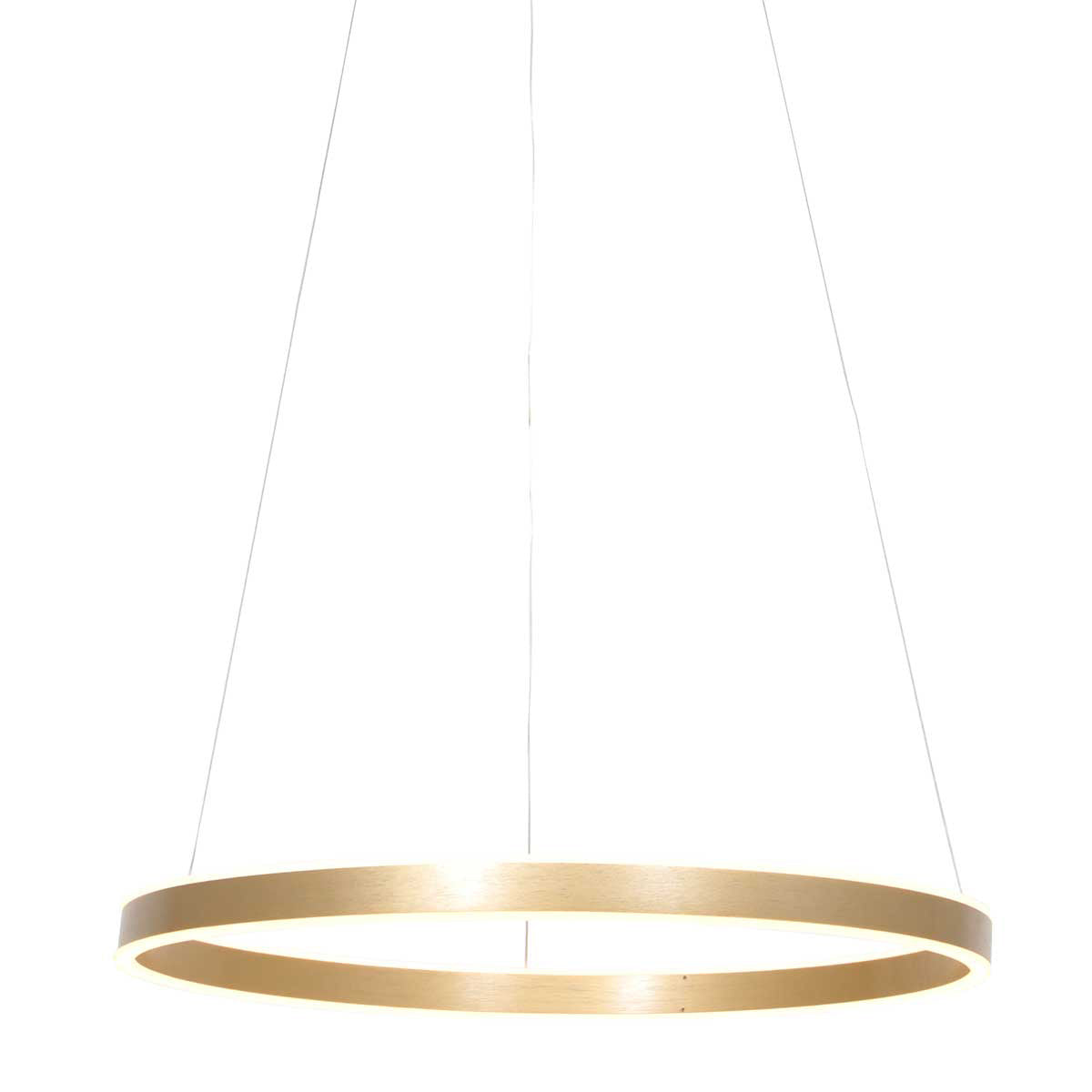 Hanglamp Ringlux 3502GO goudkleurige LED-ringlamp Ø60 cm