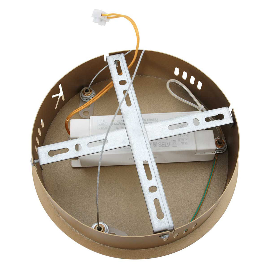 Hanglamp Ringlux 3502GO goudkleurige LED-ringlamp Ø60 cm