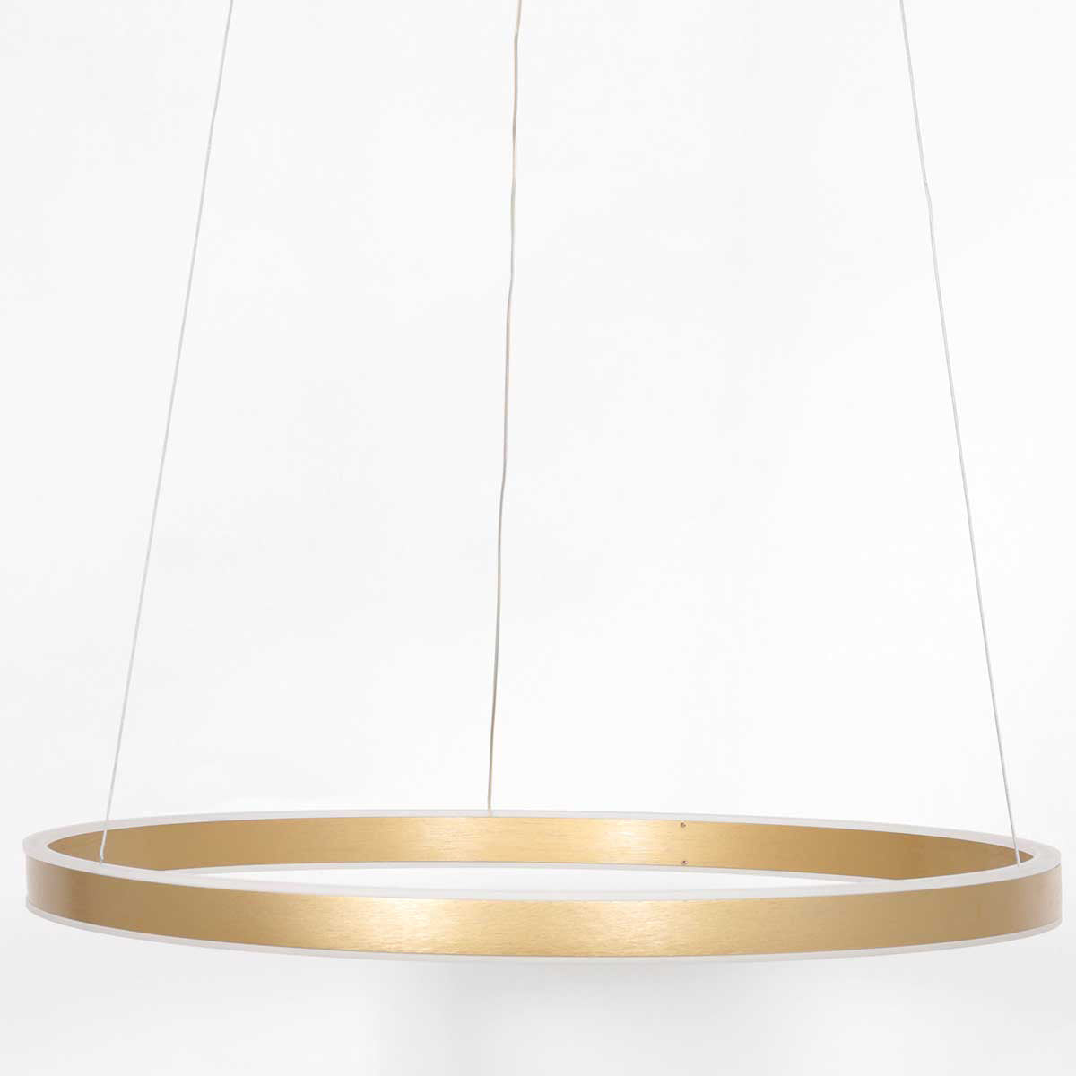 Hanglamp Ringlux 3502GO goudkleurige LED-ringlamp Ø60 cm