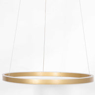 Hanglamp Ringlux 3502GO goudkleurige LED-ringlamp Ø60 cm
