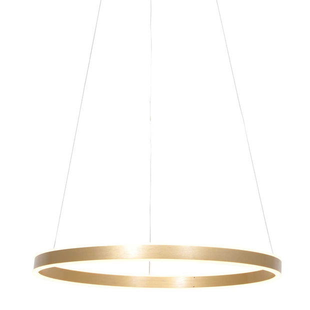 Hanglamp Ringlux 3502GO goudkleurige LED-ringlamp Ø60 cm