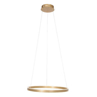 Hanglamp Ringlux 3502GO goudkleurige LED-ringlamp Ø60 cm