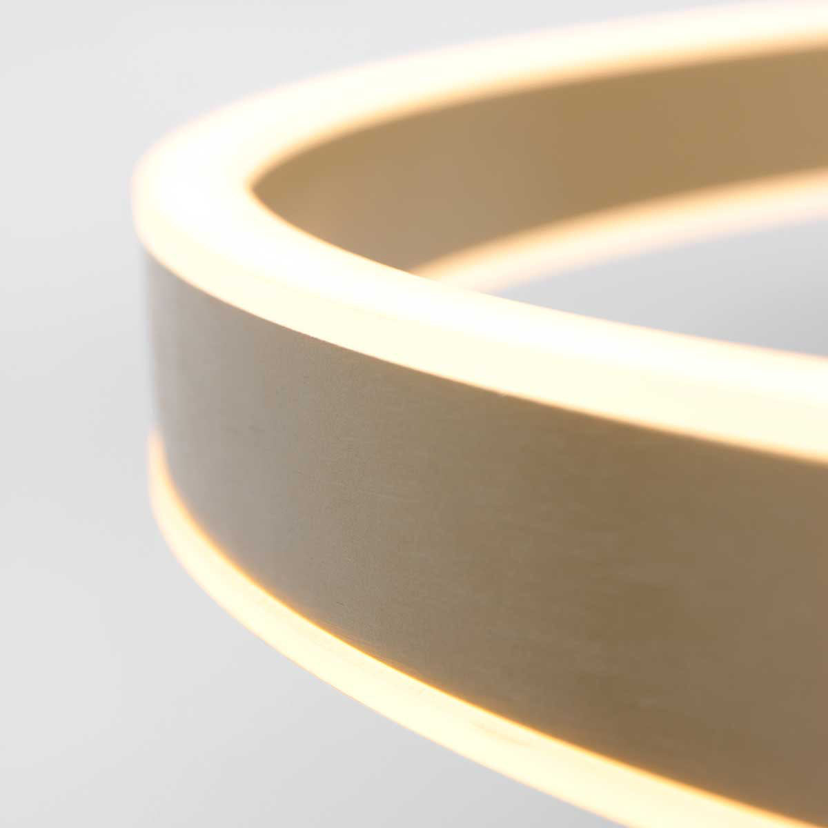 Hanglamp Ringlux 3502GO goudkleurige LED-ringlamp Ø60 cm