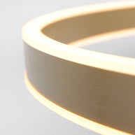 Hanglamp Ringlux 3502GO goudkleurige LED-ringlamp Ø60 cm