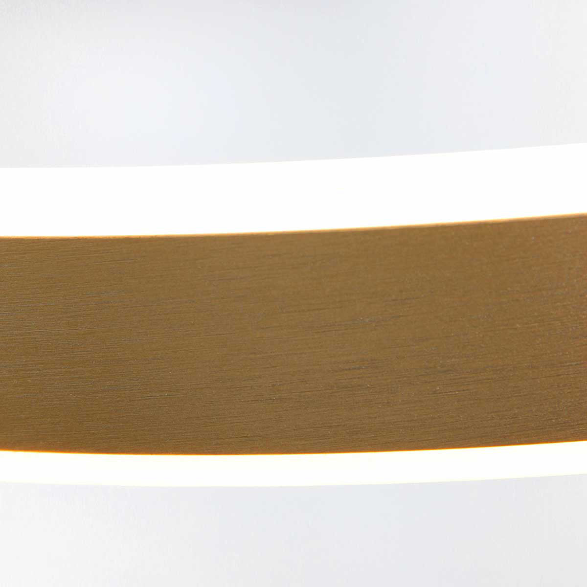 Hanglamp Ringlux 3502GO goudkleurige LED-ringlamp Ø60 cm