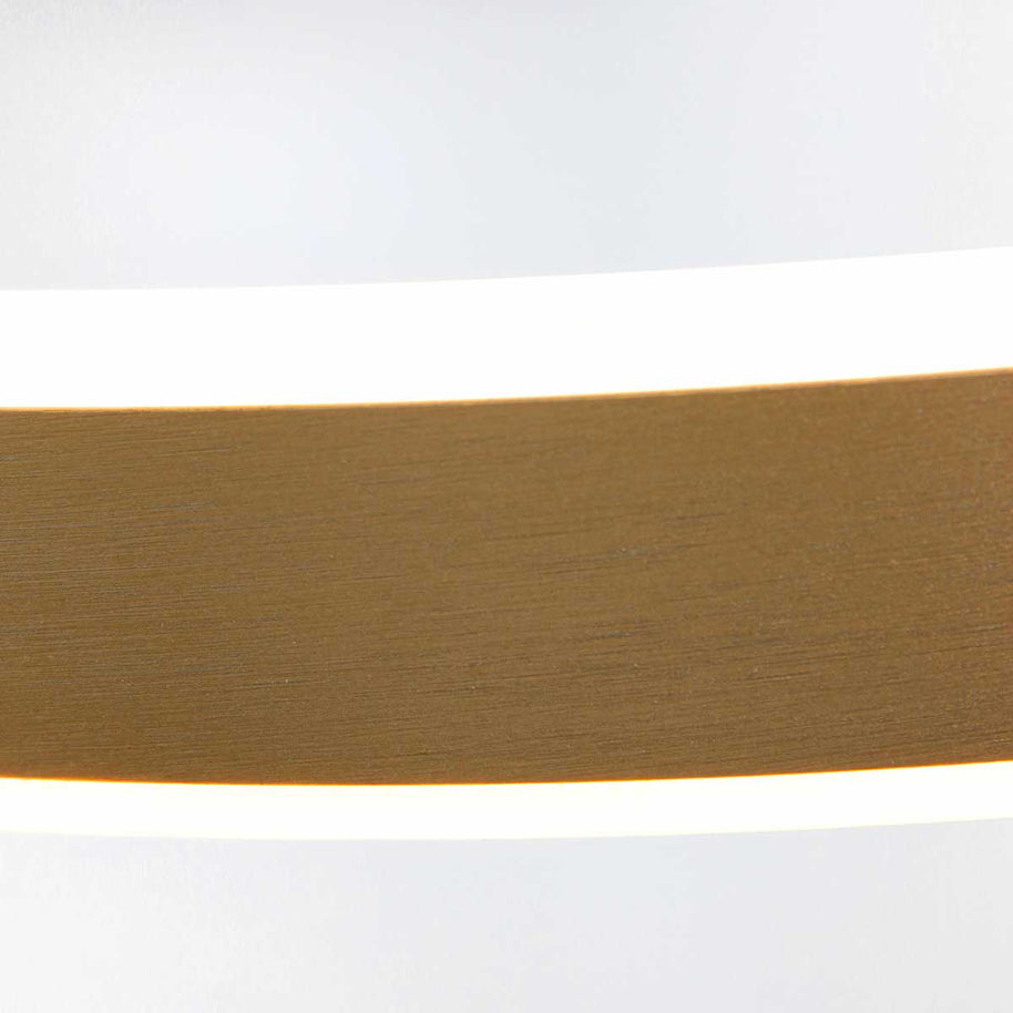 Hanglamp Ringlux 3502GO goudkleurige LED-ringlamp Ø60 cm
