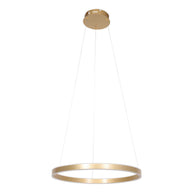 Hanglamp Ringlux 3502GO goudkleurige LED-ringlamp Ø60 cm