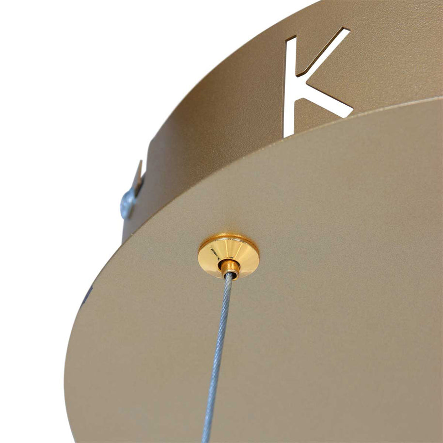 Hanglamp Ringlux 3502GO goudkleurige LED-ringlamp Ø60 cm