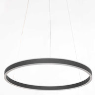 Hanglamp Ringlux 3502ZW zwarte LED ringlamp Ø 60 cm