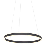 Hanglamp Ringlux 3502ZW zwarte LED ringlamp Ø 60 cm