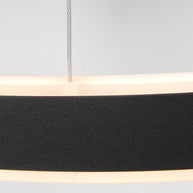 Hanglamp Ringlux 3502ZW zwarte LED ringlamp Ø 60 cm