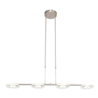 Hanglamp Turound 3512ST staal 4-lichts