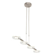 Hanglamp Turound 3512ST staal 4-lichts