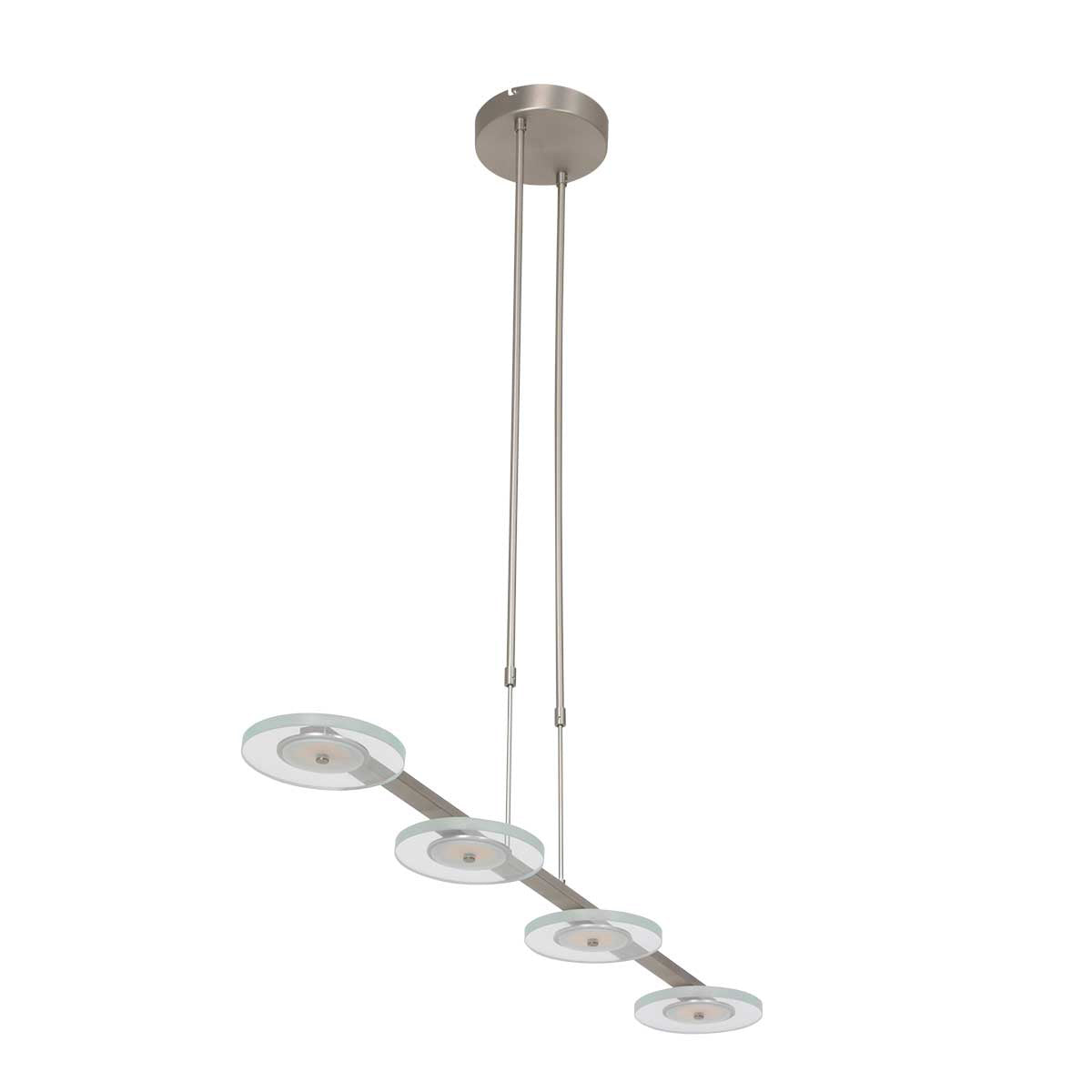 Hanglamp Turound 3512ST staal 4-lichts
