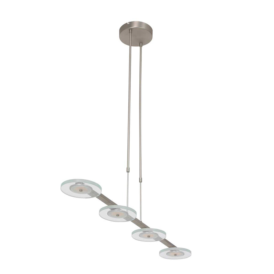 Hanglamp Turound 3512ST staal 4-lichts