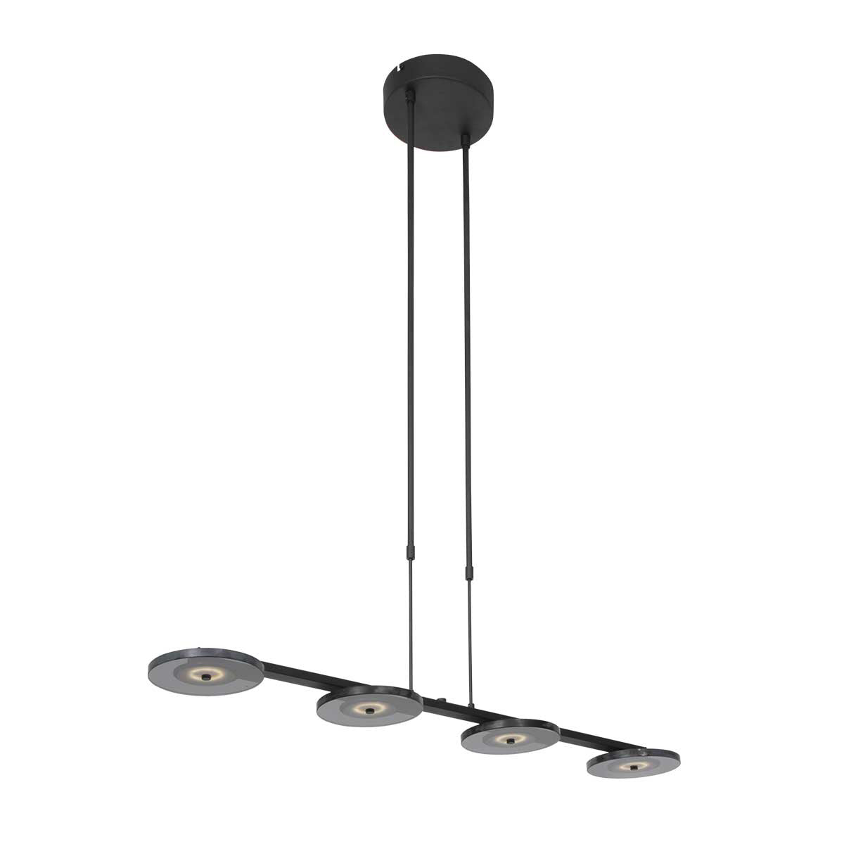 Hanglamp Turound 3512ZW Zwart 4-lichts