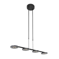 Hanglamp Turound 3512ZW Zwart 4-lichts