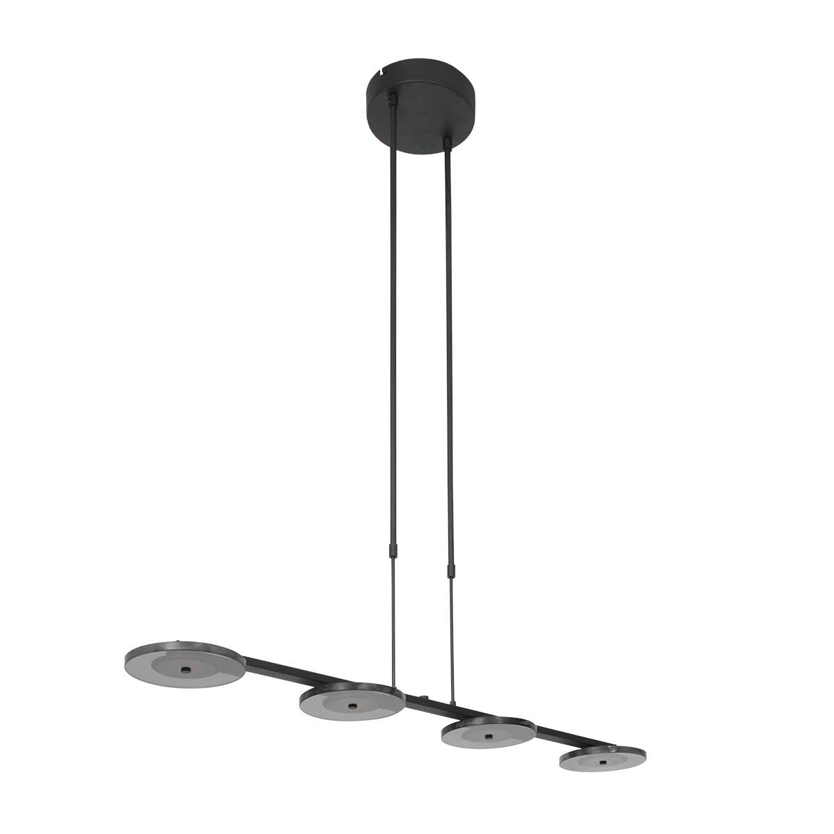Hanglamp Turound 3512ZW Zwart 4-lichts